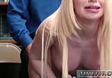 blonde teen 18+ in police uniform seduces officer during attempted theft hardcore scene