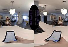 Redhead Star Shows Big Tits in Pov Hardcore