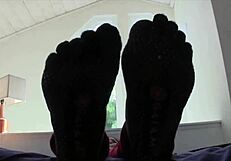 toe socks driving her wild with desire?
