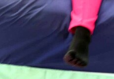 toe socks driving her wild with desire?