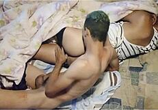 gay couple's big cock sucking wakes straight guy