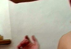 collects rent in kind while her husband films and jerks off