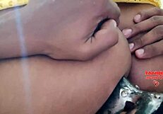 Nilmini's Big Booty Hard Fuck Leaves Her Deepthroating and Assfucking