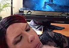 Shemale celeste enjoying more attention