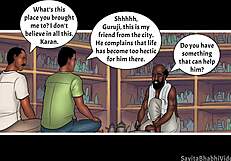 Savita Bhabhi in Episode 38 with steamy Indian comic sex scenes. Detailed action unfolds in every frame.