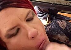 Shemale celeste enjoying more attention