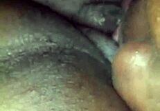 My bbw bitch has such a thick fat pussy for fingering