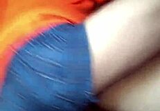 Pounding fat wife doggystyle hard