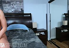 alex legend and melissa stratton in a scene