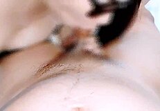 In a hotel room, the asian mistress enjoys delicious sex with creampie and blowjob.