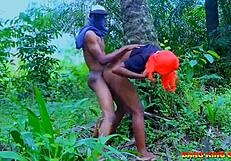 Intense Christmas Doggy Fucking In African Bush Festival Orgy