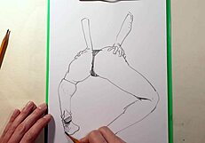 Drawing Sexy Girls In Pencil
