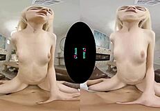 Vrhush Aften Opal fucks the tech support guy in trimmed pussy missionary and cowgirl riding!