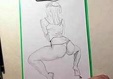 Drawing Sexy Girls In Pencil