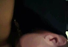 girlfriend sucks my cock sensually, then i cum all over her ass