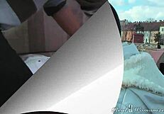 Seductive amateur bends over for doggystyle fucking and cumshot