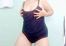 tattooed pornstar performs solo striptease