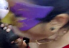 Is the Horny Bengali MILF Giving a Sloppy Blowjob to Her Boss?