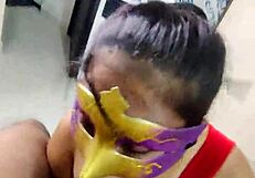 Is the Horny Bengali MILF Giving a Sloppy Blowjob to Her Boss?