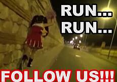 provocative ayesax showing her body at the park with voyeur eyes 👀