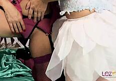 Is the Bored Wicked Witch Ready for Lesbian Toys and Masturbation with Friends in the Garage?