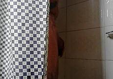 Bathroom scene with Andrew Biceps and bisexual guy