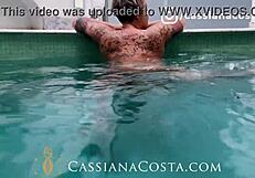 moreno de pau preto viu a cassiana costa na piscina e ela teve que trazer para o quarto do hotel transar sem camisinha - bbc on