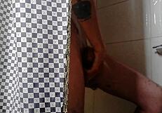 Bathroom scene with Andrew Biceps and bisexual guy