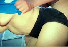 Indian teen ditches field for amateur porn casting, supports vaginal creampie