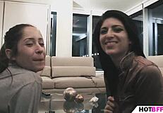 Teen Babes Engage in Group Fingering and Masturbation at Lesbian College Party