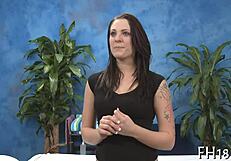 Massage hand jobs with sensual touches and strokes