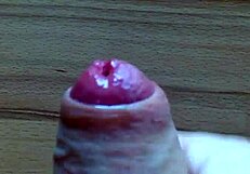 I give her a handjob until she makes me cum with a huge cumshot all over.