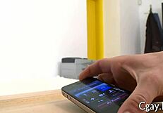 A gay man performs oral service in porn