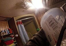 Shower time with ronda involves bathing and sexy poses