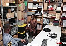 lemme fuck you for stealing gay officer at work