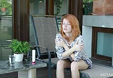 Redhead Mia Sollis Bares All in Sun Bath