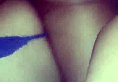 Unfaithful Latina ass in rich thong on all fours 😏