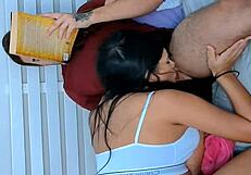 She wanted sex while i read, including anal