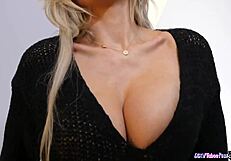 Busty Milf Fucks Wet Pussy