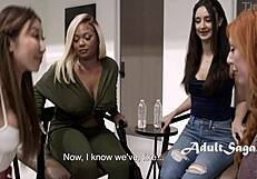 Lesbian Squirters Dive Into Cunilingus, Scissoring, And Masturbation At The Convention