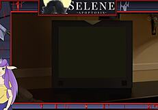 Selene's massive tits and ass in hentai orgasm