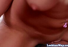 Glamorous milf dyke queening gorgeous babe now!