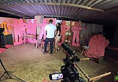 Gabriela Ramos Fucks Bettohfitness Behind Scenes In Carpentry