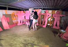 Gabriela Ramos Fucks Bettohfitness Behind Scenes In Carpentry