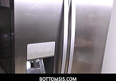 i fuck my teen stepsister's ass in the kitchen