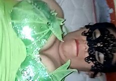 Visiting Peruvian Aunt Dressed as Elf for Hardcore Creampie Christmas Gift