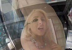 Watch Alix Lynx Masturbate In The Shower With Her Big Tits!