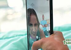 I caught my teen stepsis in risque fucking behavior