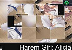 Harem Girl Alicia In Intense Anime Hentai Action With Multiple Partners