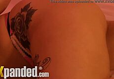 Hot British Brunette Babe Poppy from Xpanded TV Engaging in Naughty Solo Activities